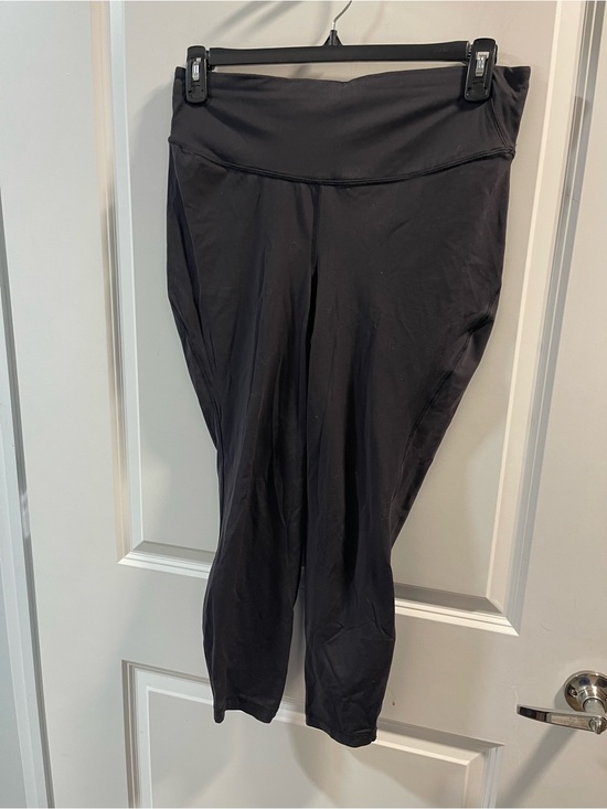lululemon athletica Pants - lululemon athletica Black High-Rise Capri Leggings Have Hole